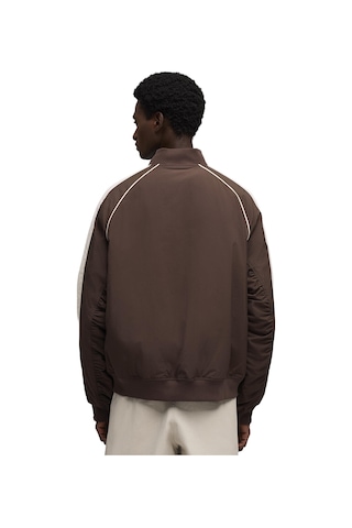 Puma T7 Bomber Unisex Kahverengi Günlük Stil Ceket 63502213 Kahverengi