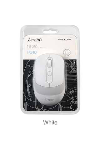 A4 Tech Fg10 Beyaz Nano Kablosuz Optik Mouse
