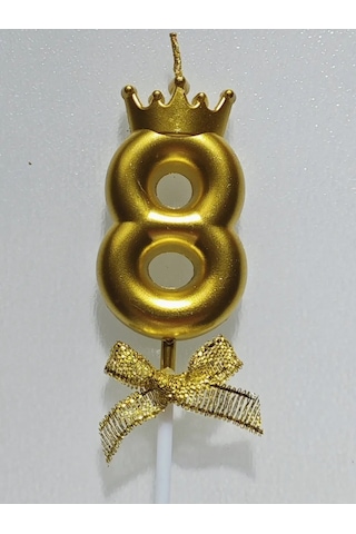 Galerea Prazdnıka 8 Rakamlı Pasta Süsü 413428008 Diğer