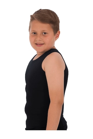 The Don Süprem Erkek Çocuk Atlet Siyah