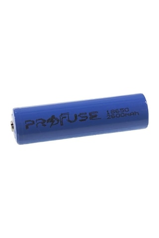 Profuse 2600 mAh 3.7 V 18650 Başlı Li-Ion Şarj Edilebilir Pil
