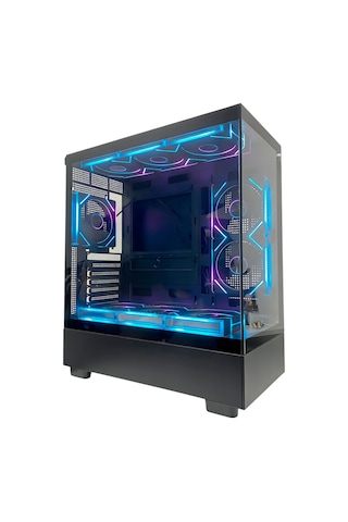 Orion Elite Xl 9x Argb Fan Kumanda Ve Kontrolcü Atx Boş Bilgisayar Kasası Siyah