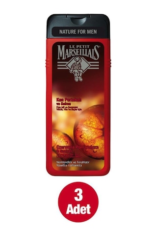 Le Petit Marseillais Duş Jeli Kan Portakalı Ve Safran 400 ML x3