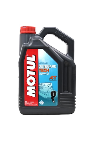 Motul Marine Outboard Tech 10W-40 4T 5 L Tekne Motor Yağı