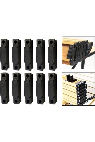 Dolıty 10x Masa Tokaları, Kamp Parçaları Standı, Evrensel Siyah Çok Renkli