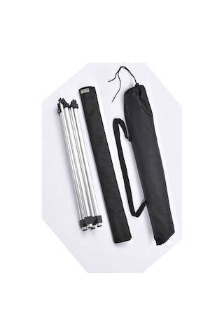 Exent Taşıma Çantalı Katlanabilir Kamp Masası 50 x 70 CM Siyah