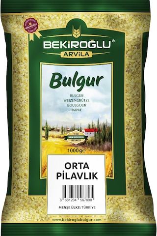 Bekiroğlu Arvila Orta Pilavlık Bulgur 1 KG Bekiroğlu Arvila Orta Pilavlık Bulgur 1 KG
