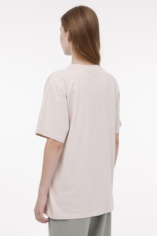 Lumberjack Cw60343-030 I23 Bej Kadın Kısa Kol T-shirt 000000000101510972 Bej