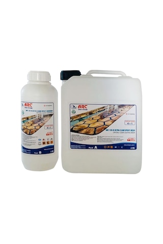 Arc 150 Ultra Şeffaf Döküm Tipi -parlak Epoksi Reçine-5 Kg set