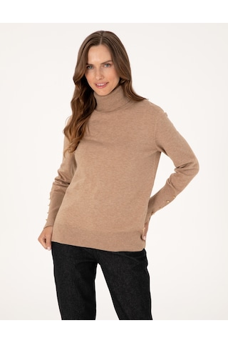 Pierre Cardin Kadın Bej Kazak /triko 50310886-vr011 Bej