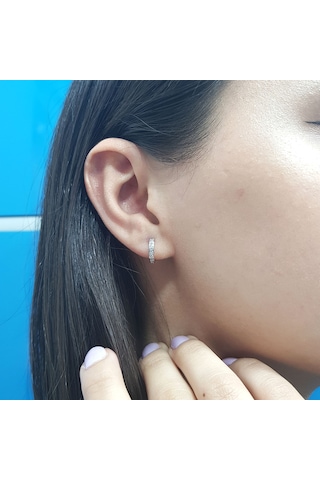 Lova Pırlantalı Halka Küpe - 3030043