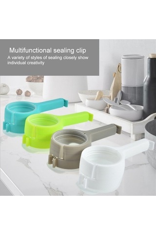 Dancemonkey Çay Sızdırmazlık Klipsi Seti 4 Adet Süt Tozu Çay Aperatif Çantası Diğer