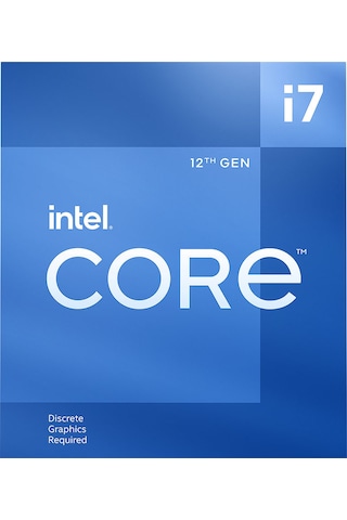 Intel Core i7-12700F 2.1 GHz LGA1700 25 MB Cache 65 W Box İşlemci
