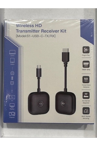 Kablosuz Typec Hdmi Aktarıcı Wireless Type-c Hdmi Aktarıcı