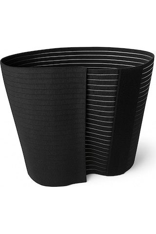 Ayarlanabilir Abdominal Siyah Karın Korse Bel Korse Doğumsonrasıkorse Cerrahi Korse Misinalı Kumaş 115 Cm X 25 Cm