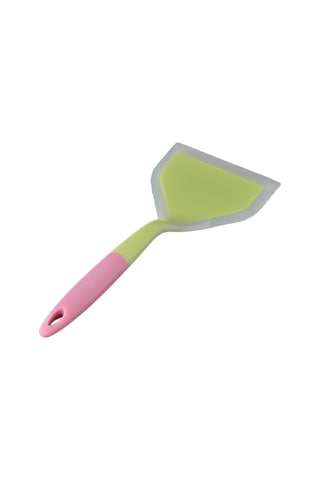 Monyee Yemek Dereceli Silikon Geniş Açık Transfer Spatula - Teflon Tencere Uyumlu, Kolay Temizlenir - Yeşil Yeşil