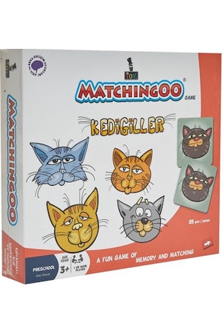 Matchingoo Hafıza ve Eşleştirme Oyunu Kedigiller
