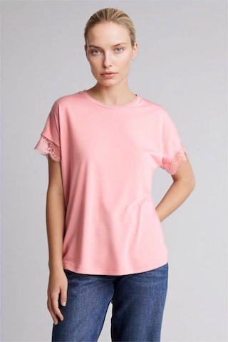 Defacto Bisiklet Yaka Kısa Kollu Tişört H0576ax26sppn111 Pembe-pn111