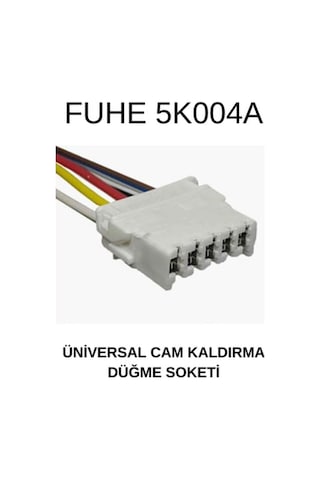 Unıversal 5 Pinli Oklu Cam Açma Anahtarı Ve Soketi - 2 Adet