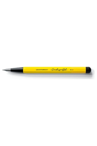Leuchtturm 1917 X Bauhaus Drehgriffel Nr.2 Mekanik Uçlu Kalem Lemon/black 371286 Siyah
