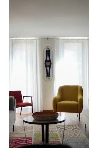 Parıltı Bablo Premium Duvar Saatleri Gold - Lacivert