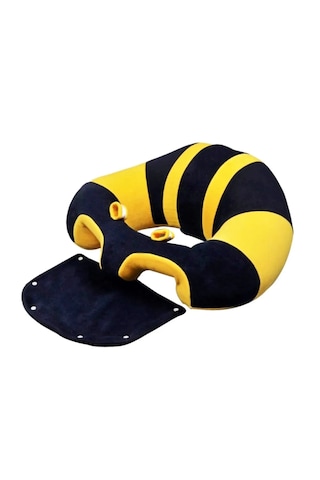 Dzgn Home Bebe Yatmaz Bebek Oturma Destek Minderi Lacivert Sarı