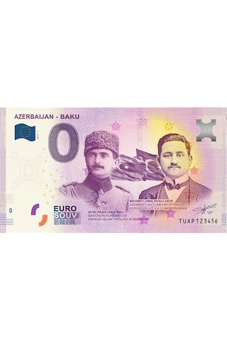 0 Euro Hatıra Parası - Azerbaycan - 2019 Föy ve Zarflı