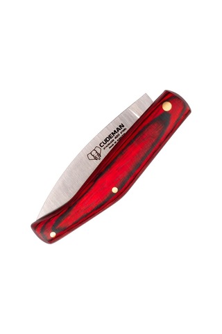 Cudeman 444-rf Catalana M Red Stamina Deri Kılıflı Kamp Çakı Kırmızı