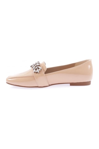 Dgn 50085-23y Kadin Kristal Taşli Tokali Babet 5008-1423-R10888 Ten Rengi