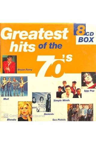Plak Değildir Cd Dir Cd Greatest Hits Of The 70's 8 Cd Box Set