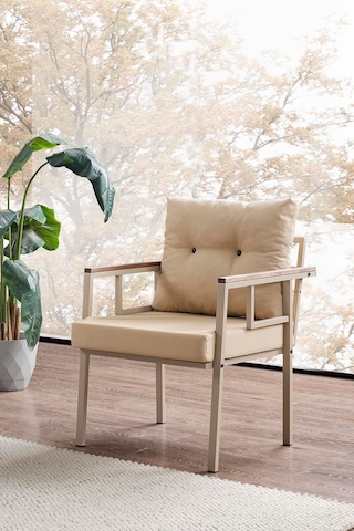 Saye Metal Bahçe Balkon Oturma Takımı 2+1+1+orta Sehpa Cappuccino Cappuccino