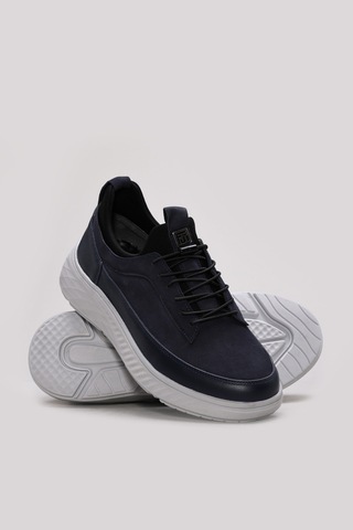 Fast Step Hakiki Deri Erkek Casual Ayakkabı 166ma1003 Lacivert