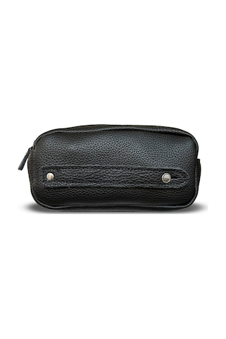 Mft Leather Design Hakiki Deri Erkek Çanta El Portföyü Raven 2501 Flother Siyah