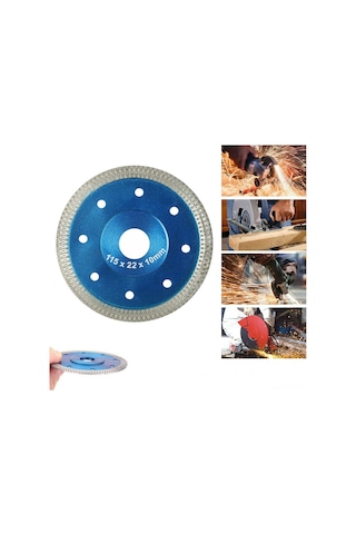 Geeksen Elmas Kesici Disk, 105mm Çap, Yüksek Hızda Seramik Ve Kiremit Kesimi İçin İdeal