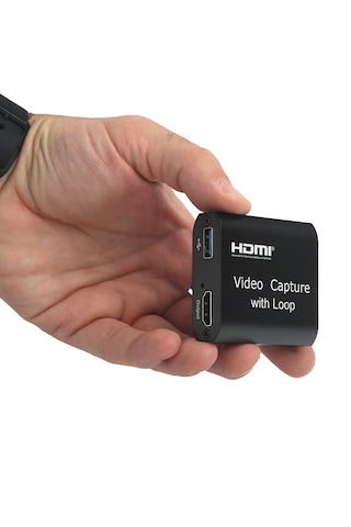 Dark Hdmı 4k Capture Card, Hdmı+usb Çıkışlı, Mikrofonlu Canlı Yayın Kayıt Cihazı DK HD CAP4K30