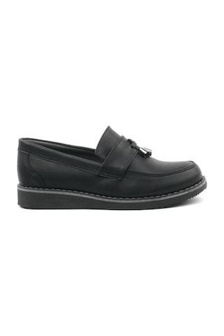 Sy Store Siyah Mat Loafer Klasik Çocuk Ayakkabısı Çok Renkli