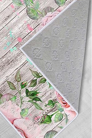 Rovigo Home Dijital Baskı Kaymaz Taban Salon Halısı Rvg1059