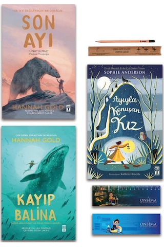 Genç Timaş Son Ayı - Kayıp Balina - Ayıyla Konuşan Kız Set 3 Kitap
