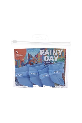 M-pets Rainy Day Köpek Ayakkabısı Mavi Small 3x4 Cm 244-54040.02