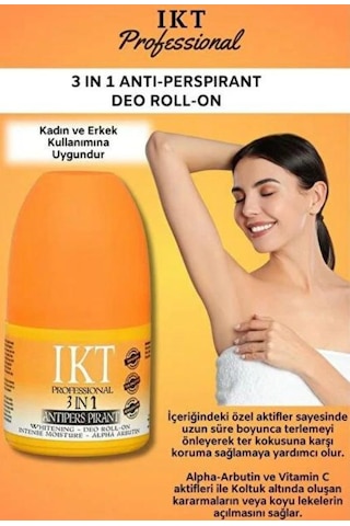 IKT Professionnel Unisex Roll-On Deodorant 50 ML