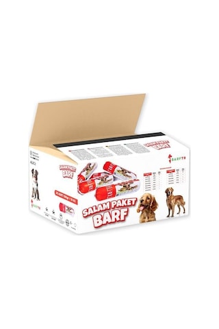 Barftr Mix Barf 10 KG Salam Yetişkin Köpek Maması 20 x 500 G