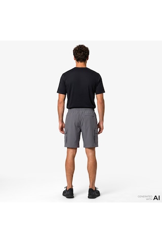 Under Armour Vibe Woven Cargo Erkek Gri Şort 1386560