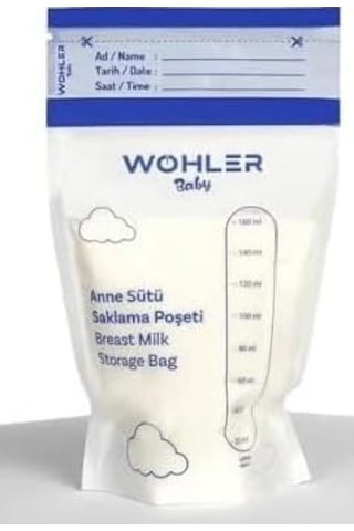 Wohler Anne Sütü Saklama Poşeti 25&apos Li
