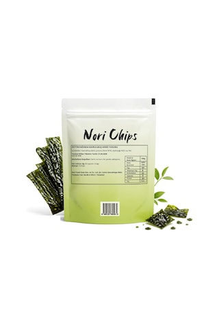 Nori Food Zeytinyağında Kavrulmuş Nori Yosun Cipsi 20 Yaprak 8g 95048403