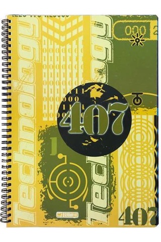 Özgün A4 Karton Kapak Spiralli Defter 120 Yp. Çizgili