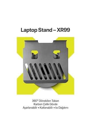 Daytona Power-way 360 Dönebilen Metal Ayarlı Macbook & Notebook Standı