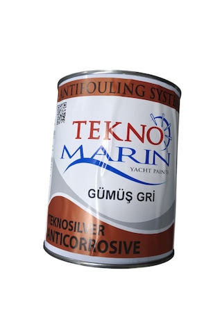 Tekne Zehirli Boya Astarı. 2,5 Litre. Gümüş Gri. Zehirli Astar
