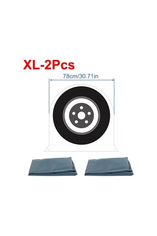 Willowhaven 2 Adet Xl Ağır Hizmet Karavan Römork Jant Kapağı 15-20 İnç Lastik Koruyucu