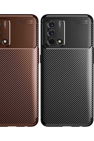 Oppo Reno A74 4G Kılıf Karbon Silikon Case