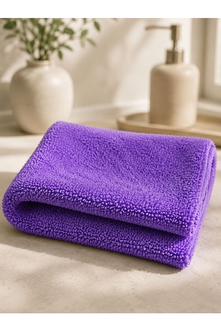1 Adet Yedek Bez Hediyeli Yer Mopu Fayans Duvar Yüzey Temizlik Mikrofiber Mandallı Mop Mor